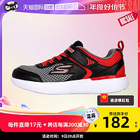 SKECHERS 斯凯奇 大童鞋新款网面运动鞋儿童撞色魔术贴休闲鞋405103