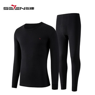 SEVEN 柒牌 保暖内衣套装+内裤3条装+纯棉内衣套装