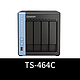 QNAP 威联通 TS-464C 4盘位NAS存储（8GB、N5095）