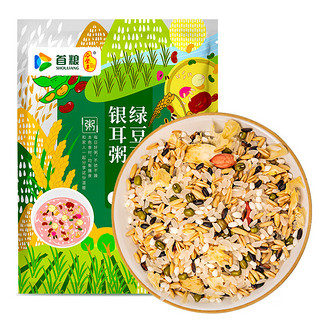 首粮 绿豆百合银耳粥料1kg（100g*10袋） 五谷杂粮营养早餐粥米