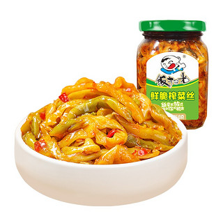 饭扫光 鲜脆榨菜丝350g 下饭菜 香辣酱菜榨菜 腌菜咸菜 拌饭拌面调味料