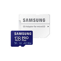 SAMSUNG 三星 PRO Plus Micro-SD存储卡 128GB（UHS-I、V30、U3、A2）