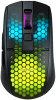 ROCCAT 冰豹 Burst Pro Air - 轻便、对称、无线、光学 RGB 游戏鼠标,带光学猫头鹰眼传感器,19,000 DPI