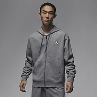 NIKE 耐克 男子乔丹针织外套AS M J ESS FLC FZ HOODIE（FJ7772-091）