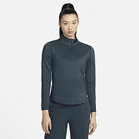 NIKE 耐克 女子无领长TAS W NK ONE TF LS HALF ZIP（DD4946-328）