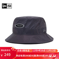 NEW ERA 纽亦华 新款千禧年代渔夫帽情侣盆帽炫彩反光 13094660-黑色 SM-56cm