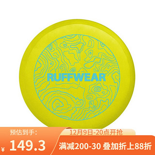 RUFF WEAR 拉夫威尔 美国进口拉夫威尔狗狗飞盘宠物坎普飞盘狗狗玩具户外玩耍 苔藓绿（直径：22cm）