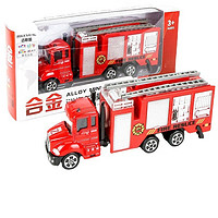 迈斯图 合金玩具仿真消防工具车-彩盒