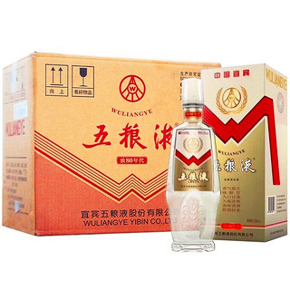 WULIANGYE 五粮液 致80年代 52%vol 浓香型白酒 500ml*6瓶 整箱装