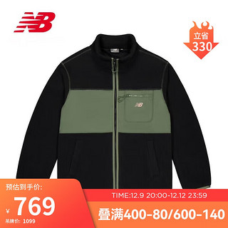 new balance 男款潮流百搭运动棉服外套MDD43171 BK M