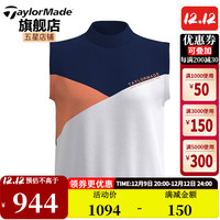 Taylormade泰勒梅高尔夫服装秋女士保暖休闲golf针织背心 U21704 白色 M