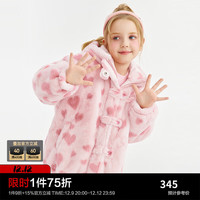 Mini Peace MiniPeace太平鸟童装冬秋新女童仿裘皮F2AED4B03 粉红色 130cm