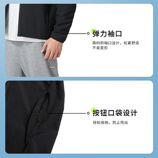 耐克（NIKE）官网外套男士衣服秋季 23运动服立领开衫防风衣休闲夹克 经典薄款梭织/晒图退10 S(165/84A)