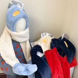 冬季百搭新款儿童帽子奥特曼围巾手套宝宝加绒保暖女男手套帽针织