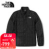 THE NORTH FACE 北面 棉服男户外保暖薄棉外套23新83SI JK3/黑色 S