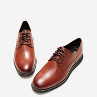 COLE HAAN 歌涵 秋冬皮革鞋面休闲皮鞋男 C36516