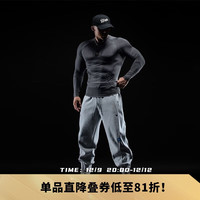 Monster Guardians衣男 紧身训练上衣 铁甲灰 M 