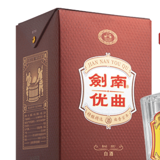 剑南春 剑南优曲 42%vol 浓香型白酒 500ml 单瓶装