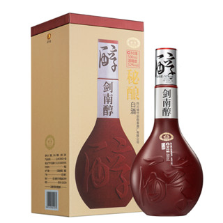 剑南春 剑南醇 秘酿 52%vol 浓香型白酒 500ml 单瓶装