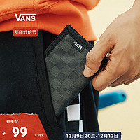 VANS 范斯 官方 男女情侣钱包经典棋盘格个性小众