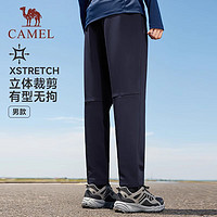 88VIP：CAMEL 骆驼 [型男]骆驼运动裤男款2023秋冬休闲跑步直筒裤子加绒保暖防风长裤