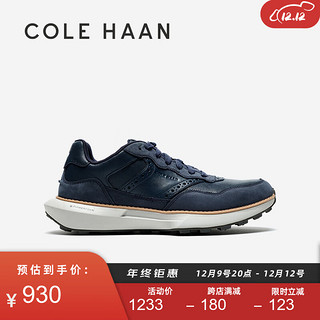 COLE HAAN 歌涵 colehaan/歌涵 男鞋休闲鞋 23年秋季轻便缓震运动鞋阿甘鞋德训鞋男C37393 藏青-C37393 42