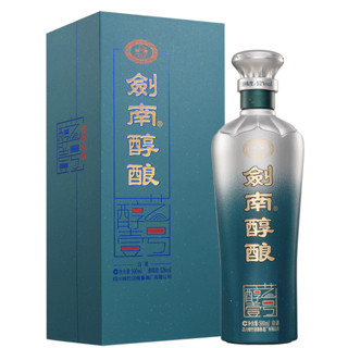 剑南春 剑南纯酿 醇艺壹号 52%vol 浓香型白酒 500ml 单瓶装