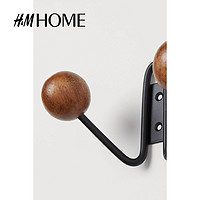 H&M HM HOME家居饰品装饰架北欧现代风金属木质卧室衣物挂架0802191