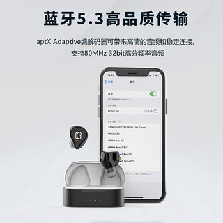 BGVP Q3 圈铁蓝牙耳机真无线入耳式降噪高通QCC3072芯片支持aptx Adaptive可升级有线耳机无感延迟mmcx 黑色 完整版 可升级成有线耳机