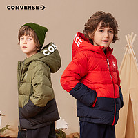 CONVERSE 匡威 童装儿童羽绒服冬季男童女童中大童加厚冬装短款外套