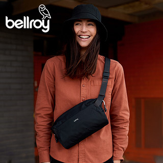 bellroy 澳洲Lite Sling7L轻行胸包单肩包通勤环保休闲男女斜挎包 玄影黑7L