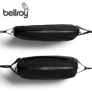 bellroy 澳洲Lite Sling7L轻行胸包单肩包通勤环保休闲男女斜挎包 玄影黑7L
