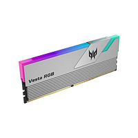 PREDATOR 宏碁掠夺者 Vesta II 炫光星舰系列 DDR5 7200MHz 存 灯条 银色 32GB 16GBx2 C34