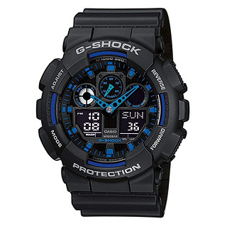 CASIO 卡西欧 G-SHOCK YOUTH系列 51.2毫米石英腕表 GA-100-1A2