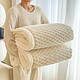 AIDLI 加厚保暖贝壳绒盖毯可做被套 150*200cm