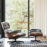 FINNNAVIAN 芬·纳维亚 芬纳维亚 伊姆斯躺椅休闲沙发椅 RayEames设计师休闲椅总裁办公室