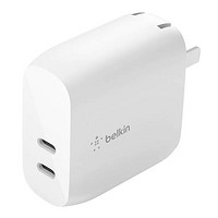 belkin 贝尔金 手机充电器 双Type-C 40W 白色