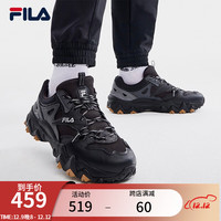 FILA 斐乐欧客漫2代男鞋复古运动鞋季时尚休闲鞋老爹鞋 黑-BK 41