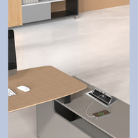 EREBOR 爱瑞堡 翻盖插座带无线充电桌面嵌入式排插USB书桌会议桌接线板