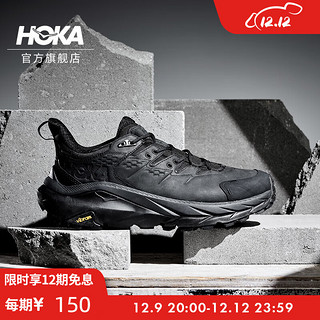 HOKA ONE ONE Kaha 2 Low GTX 男子登山鞋 1123190-BBLC 黑色 42.5