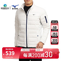 Mizuno 美津浓 高尔夫服装男士冬季羽绒服外套golf户外男子运动保暖上衣 E2ME1522-01 M