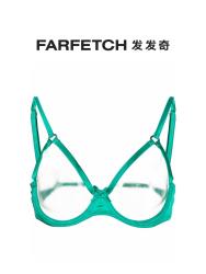 Fleur du Mal 女士Ouvert 丝绸混纺文胸FARFETCH发发奇