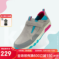 MERRELL 迈乐 户外休闲鞋童鞋JUNGLE MOC舒适耐磨一脚蹬户外童鞋MK165222 MK165222 浅灰 34