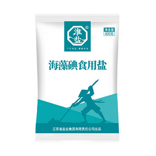 淮盐 淮牌 海藻碘食用盐 400g