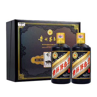 MOUTAI 茅台 己亥猪年 生肖纪念酒 2019年 53%vol 酱香型白酒 375ml*2瓶 礼盒装