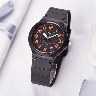 CASIO 卡西欧 男女手表小黑表时尚潮流学生考试运动手表MQ-24-7B2