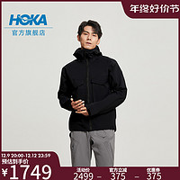 HOKA ONE ONE 男士秋冬防雨夹克TRANSPORT RAIN JACKET防水防风