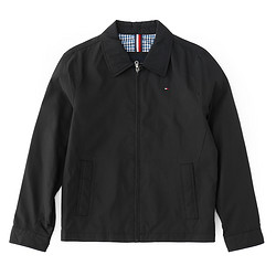 tommyhilfiger汤米希尔费格休闲翻领汤米夹克纯色男士薄款外套春秋季