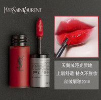 YVES SAINT LAURENT 丝绒唇釉 #N°201红绒摇滚 3ml