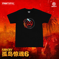 FANTHFUL 孤岛惊魂6 黑色短袖T恤 育碧FARCRY6游戏周边